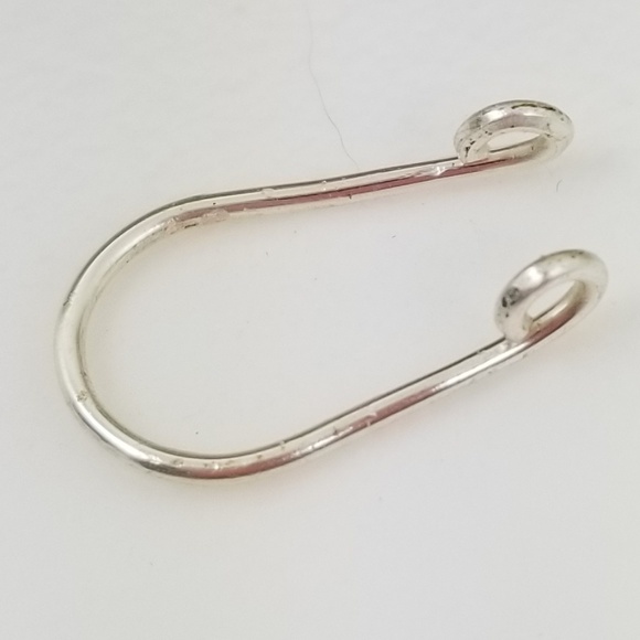 Fake Septum Silver Nose Ring HANDMADE and NEW - Picture 3 of 4